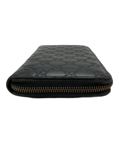GUCCI（グッチ）GUCCI (グッチ) 長財布 ブラックの古着・服飾アイテム