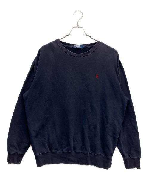 POLO RALPH LAUREN（ポロ・ラルフローレン）POLO RALPH LAUREN (ポロ・ラルフローレン) 裏起毛スウェット ネイビー サイズ:Lの古着・服飾アイテム