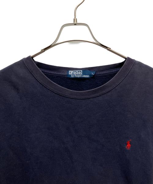 POLO RALPH LAUREN（ポロ・ラルフローレン）POLO RALPH LAUREN (ポロ・ラルフローレン) 裏起毛スウェット ネイビー サイズ:Lの古着・服飾アイテム
