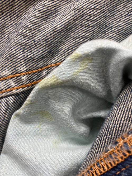 POLO RALPH LAUREN（ポロ・ラルフローレン）POLO RALPH LAUREN (ポロ・ラルフローレン) ボタンフライデニムパンツ インディゴ サイズ:不明の古着・服飾アイテム