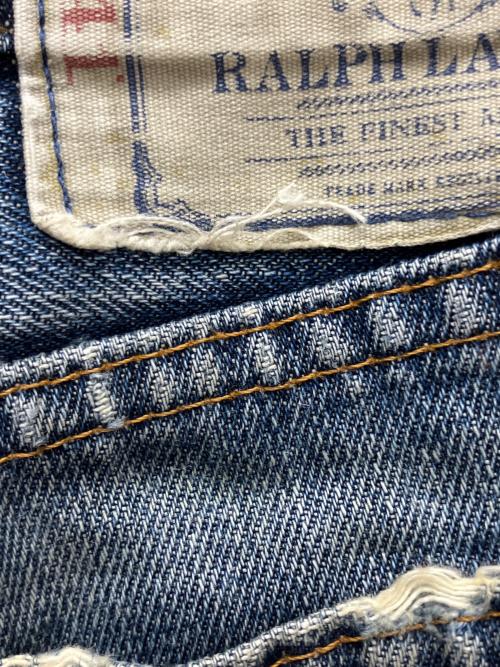 POLO RALPH LAUREN（ポロ・ラルフローレン）POLO RALPH LAUREN (ポロ・ラルフローレン) ボタンフライデニムパンツ インディゴ サイズ:不明の古着・服飾アイテム