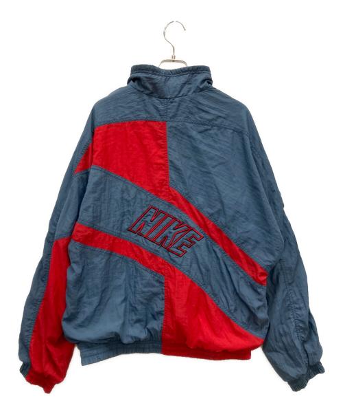 NIKE（ナイキ）NIKE (ナイキ) ナイロンジャケット ブルー×レッド サイズ:Mの古着・服飾アイテム