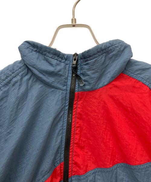 NIKE（ナイキ）NIKE (ナイキ) ナイロンジャケット ブルー×レッド サイズ:Mの古着・服飾アイテム