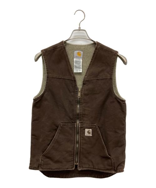 CarHartt（カーハート）CarHartt (カーハート) 裏ボアベスト ブラウン サイズ:不明の古着・服飾アイテム