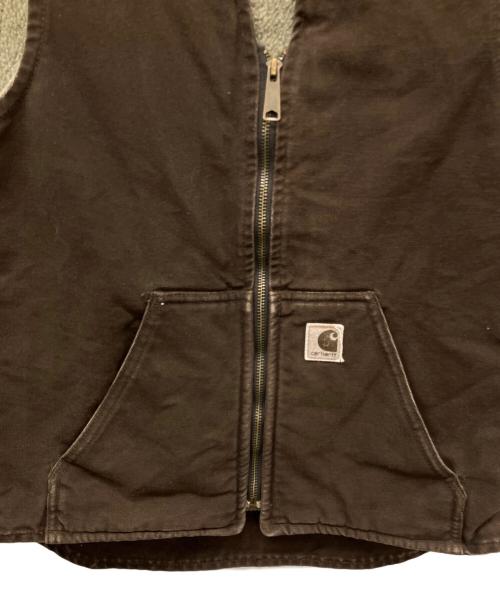 CarHartt（カーハート）CarHartt (カーハート) 裏ボアベスト ブラウン サイズ:不明の古着・服飾アイテム