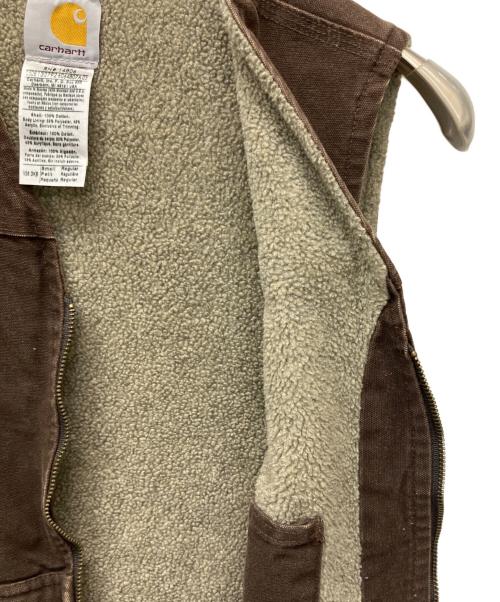CarHartt（カーハート）CarHartt (カーハート) 裏ボアベスト ブラウン サイズ:不明の古着・服飾アイテム