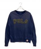 POLO RALPH LAURENポロ・ラルフローレン）の古着「ボートネックスウェット」｜ネイビー