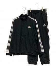 adidas（アディダス）の古着「スリーストライプストラックスーツ」｜ブラック