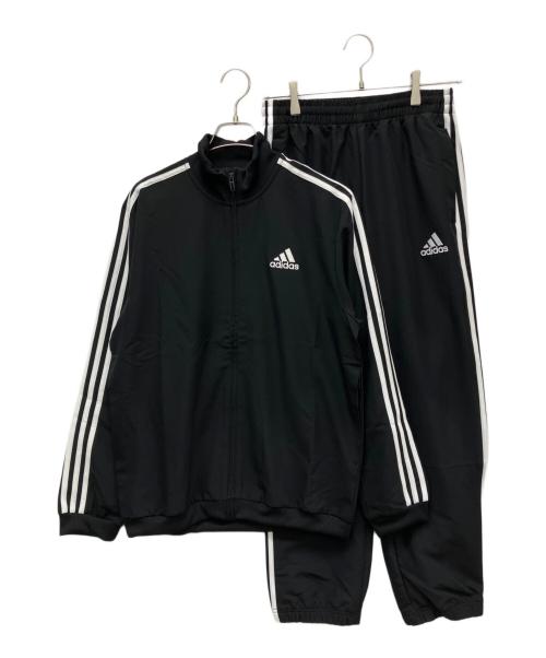 adidas（アディダス）adidas (アディダス) スリーストライプストラックスーツ ブラック サイズ:M 未使用品の古着・服飾アイテム