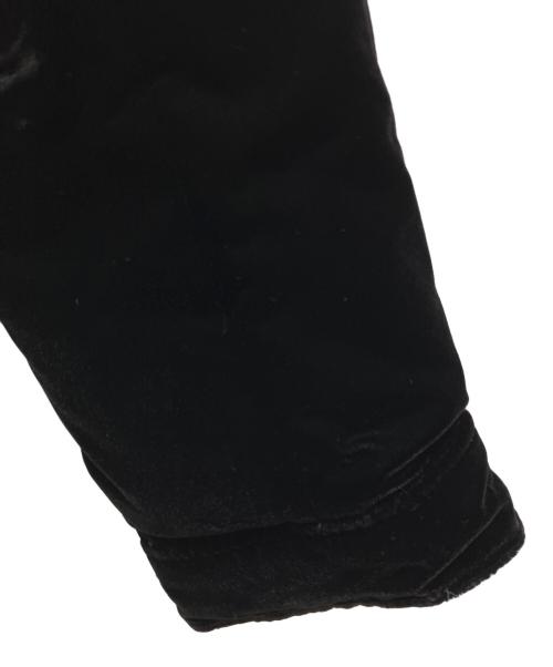 BURBERRY BLACK LABEL（バーバリーブラックレーベル）BURBERRY BLACK LABEL (バーバリーブラックレーベル) ベロアダウンジャケット ブラック サイズ:Mの古着・服飾アイテム