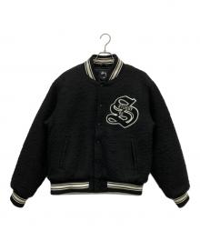 stussy（ステューシー）の古着「ウールジャーシティージャケット」｜ブラック