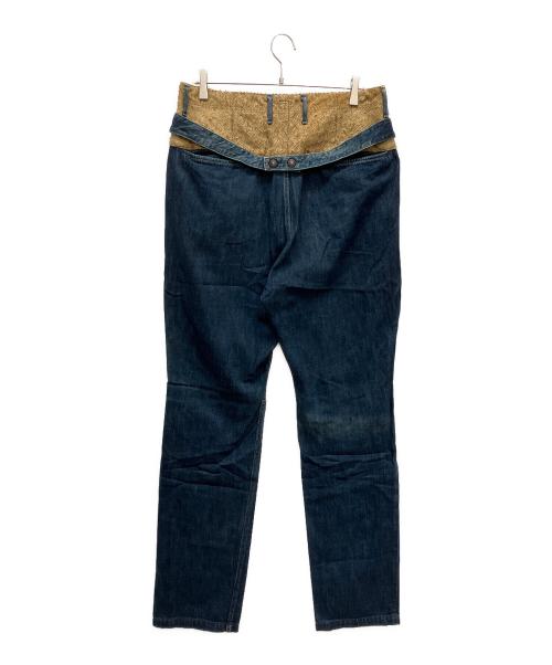 KAPITAL（キャピタル）KAPITAL (キャピタル) ドッキングサルエルパンツ インディゴ サイズ:不明の古着・服飾アイテム