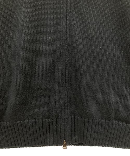 POLO RALPH LAUREN（ポロ・ラルフローレン）POLO RALPH LAUREN (ポロ・ラルフローレン) ニットジャケット ブラック×レッド サイズ:Lの古着・服飾アイテム