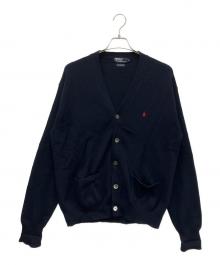 POLO RALPH LAUREN（ポロ・ラルフローレン）の古着「薄手カーディガン」｜ネイビー