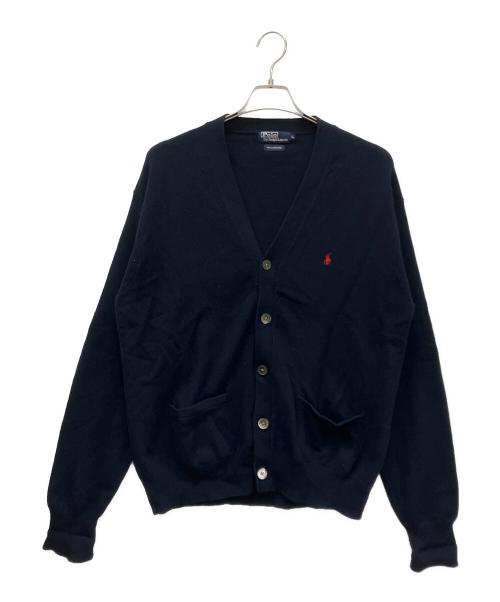 POLO RALPH LAUREN（ポロ・ラルフローレン）POLO RALPH LAUREN (ポロ・ラルフローレン) 薄手カーディガン ネイビー サイズ:Lの古着・服飾アイテム
