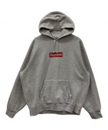 SUPREME（シュプリーム）の古着「プルオーバーパーカー」｜グレー