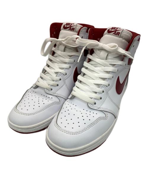NIKE（ナイキ）NIKE (ナイキ) ハイカットスニーカー ホワイト×レッド サイズ:28の古着・服飾アイテム