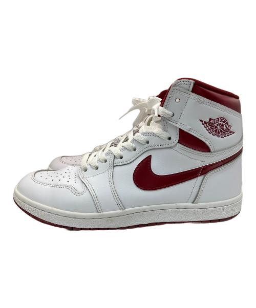 NIKE（ナイキ）NIKE (ナイキ) ハイカットスニーカー ホワイト×レッド サイズ:28の古着・服飾アイテム