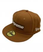 SUPREME×New Eraシュプリーム×ニューエラ）の古着「キャップ」｜ブラウン