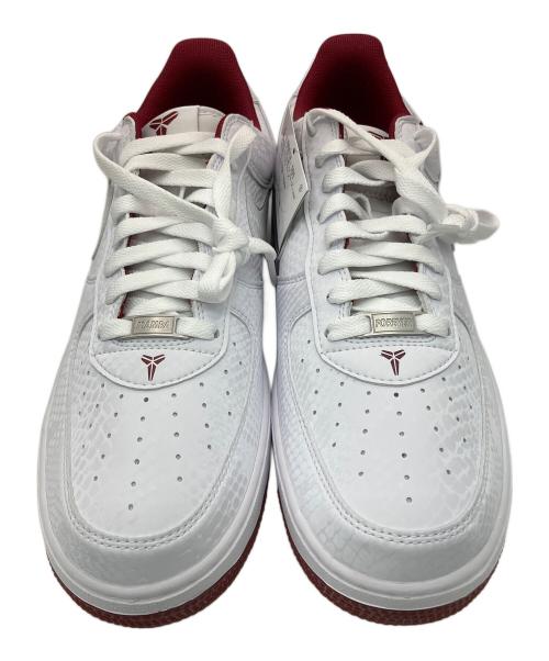 NIKE（ナイキ）NIKE (ナイキ) KOBE AIR FORCE 1 LOW ホワイト×レッド サイズ:28㎝の古着・服飾アイテム