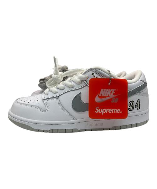 NIKE（ナイキ）NIKE (ナイキ) SUPREME (シュプリーム) スニーカー ホワイト サイズ:28.5の古着・服飾アイテム