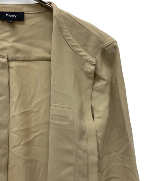theory（セオリー）theory (セオリー) 長袖ブラウス カーキ サイズ:Sの古着・服飾アイテム