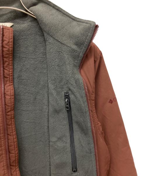 Columbia（コロンビア）Columbia (コロンビア) 裏フリースナイロンジャケット ブラウン サイズ:Lの古着・服飾アイテム