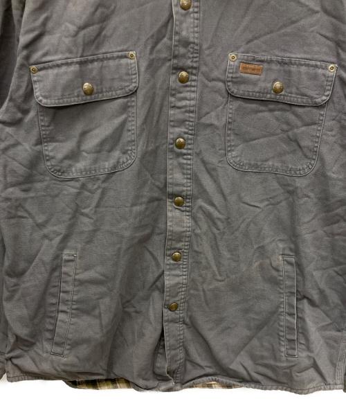 CarHartt（カーハート）CarHartt (カーハート) キャンバスジャケット グレー サイズ:Lの古着・服飾アイテム