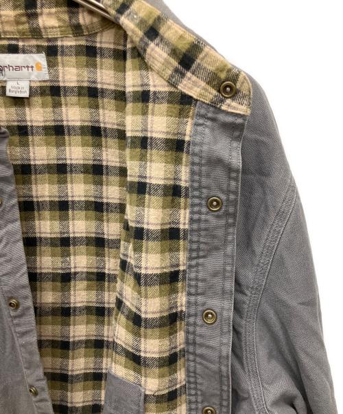 CarHartt（カーハート）CarHartt (カーハート) キャンバスジャケット グレー サイズ:Lの古着・服飾アイテム