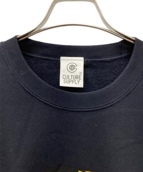 CULTURE SUPPLY（カルチャーサプライ）CULTURE SUPPLY (カルチャーサプライ) スウェット ネイビー サイズ:Lの古着・服飾アイテム