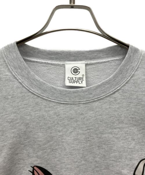 CULTURE SUPPLY（カルチャーサプライ）CULTURE SUPPLY (カルチャーサプライ) スウェット ライトグレー サイズ:Lの古着・服飾アイテム