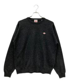 DANTON（ダントン）の古着「LAMBSWOOL CREW NECK KNIT PULLOVER」｜グレー