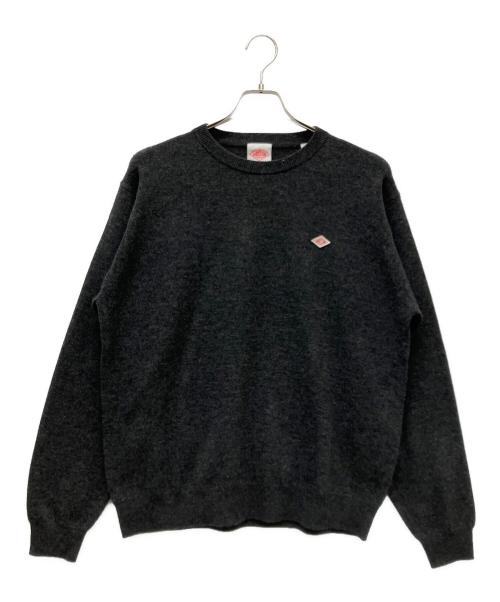 DANTON（ダントン）DANTON (ダントン) LAMBSWOOL CREW NECK KNIT PULLOVER グレー サイズ:40の古着・服飾アイテム