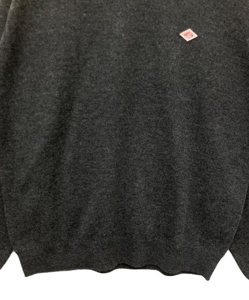 DANTON（ダントン）DANTON (ダントン) LAMBSWOOL CREW NECK KNIT PULLOVER グレー サイズ:40の古着・服飾アイテム