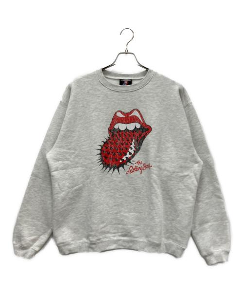 THE ROLLING STONES（ザ ローリングストーンズ）THE ROLLING STONES (ザ ローリングストーンズ) JOURNAL STANDARD relume (ジャーナルスタンダード レリューム) 裏起毛スウェット ライトグレー サイズ:SIZE Lの古着・服飾アイテム