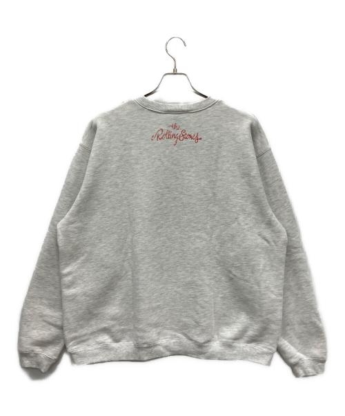 THE ROLLING STONES（ザ ローリングストーンズ）THE ROLLING STONES (ザ ローリングストーンズ) JOURNAL STANDARD relume (ジャーナルスタンダード レリューム) 裏起毛スウェット ライトグレー サイズ:SIZE Lの古着・服飾アイテム