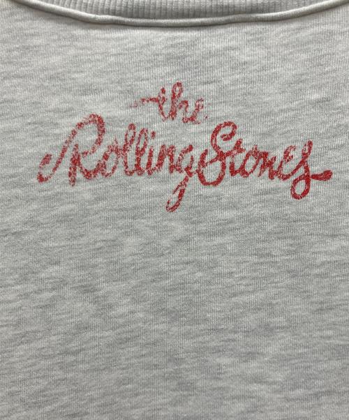 THE ROLLING STONES（ザ ローリングストーンズ）THE ROLLING STONES (ザ ローリングストーンズ) JOURNAL STANDARD relume (ジャーナルスタンダード レリューム) 裏起毛スウェット ライトグレー サイズ:SIZE Lの古着・服飾アイテム