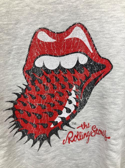 THE ROLLING STONES（ザ ローリングストーンズ）THE ROLLING STONES (ザ ローリングストーンズ) JOURNAL STANDARD relume (ジャーナルスタンダード レリューム) 裏起毛スウェット ライトグレー サイズ:SIZE Lの古着・服飾アイテム