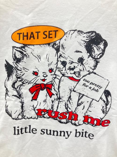 little sunny bite（リトルサニーバイト）little sunny bite (リトルサニーバイト) 長袖カットソー ホワイト サイズ:Mの古着・服飾アイテム