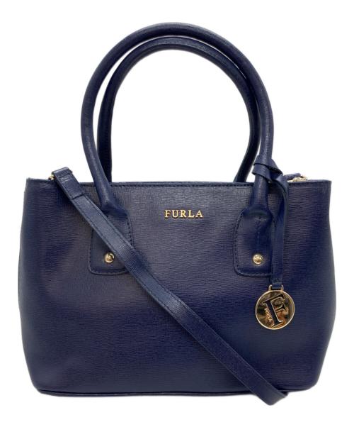 FURLA（フルラ）FURLA (フルラ) 2WAYショルダーバッグ グレーの古着・服飾アイテム