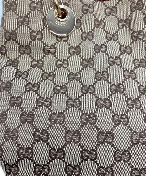 GUCCI（グッチ）GUCCI (グッチ) トートバッグ ピンク×ベージュの古着・服飾アイテム