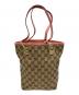 GUCCI (グッチ) トートバッグ ピンク×ベージュ：40000円