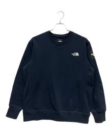 THE NORTH FACE（ザ ノース フェイス）の古着「スクエアロゴクルー」｜ネイビー