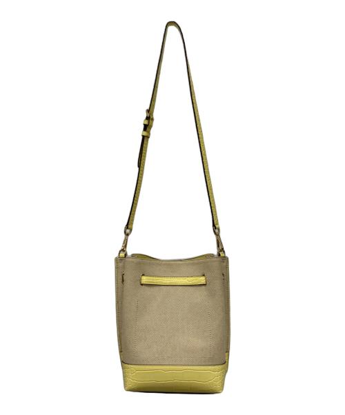 MICHAEL KORS（マイケルコース）MICHAEL KORS (マイケルコース) ショルダーバッグ イエロー×ベージュの古着・服飾アイテム