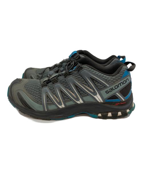 SALOMON（サロモン）SALOMON (サロモン) トレイルランニング グレー×ブルー サイズ:28の古着・服飾アイテム