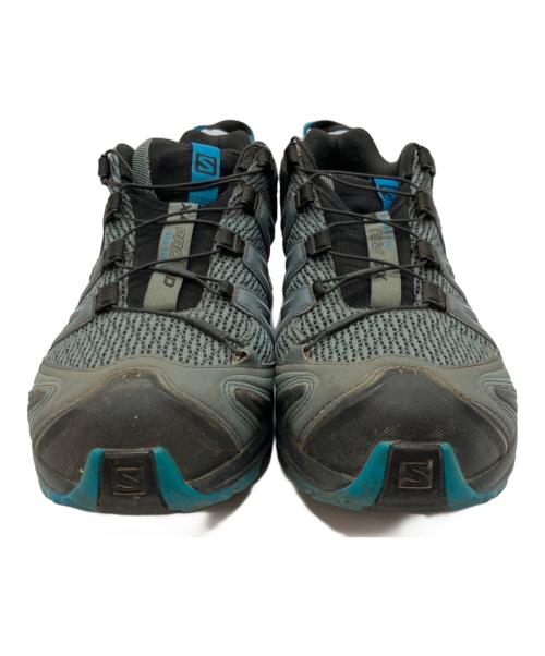 SALOMON（サロモン）SALOMON (サロモン) トレイルランニング グレー×ブルー サイズ:28の古着・服飾アイテム