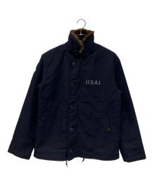 ALPHA（アルファ）の古着「N-1デッキジャケット」｜ネイビー