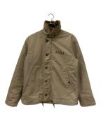 ALPHAアルファ）の古着「N-1 デッキジャケット」｜カーキ