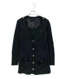 BURBERRY BLUE LABEL（バーバリー ブルー レーベル）の古着「厚手カーディガン」｜ブラック