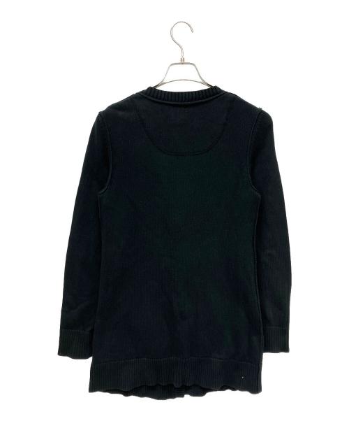 BURBERRY BLUE LABEL（バーバリー ブルー レーベル）BURBERRY BLUE LABEL (バーバリー ブルー レーベル) 厚手カーディガン ブラック サイズ:38の古着・服飾アイテム